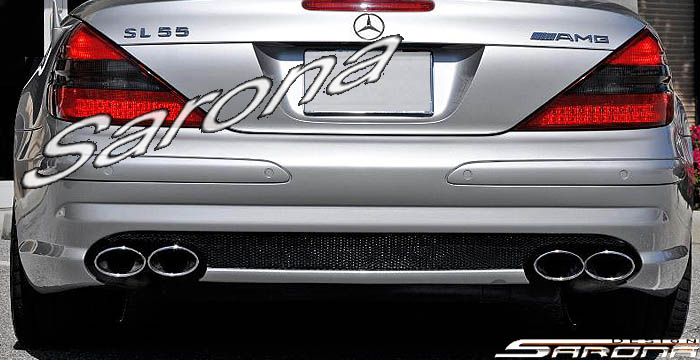 Custom Mercedes SL Rear Bumper  Convertible (2003 - 2012) - $650.00 (Part #MB-008-RB)